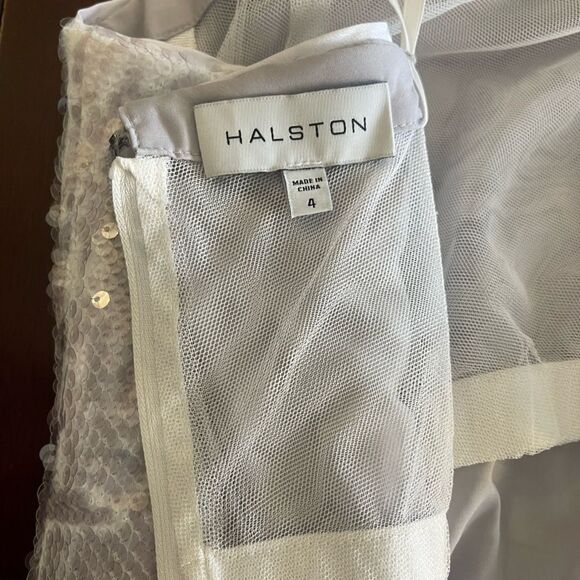 Halston sequenced evening gown - Picture 6 of 8